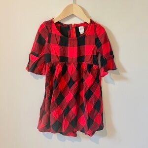 Gap Girls Buffalo Plaid Dress Size XS